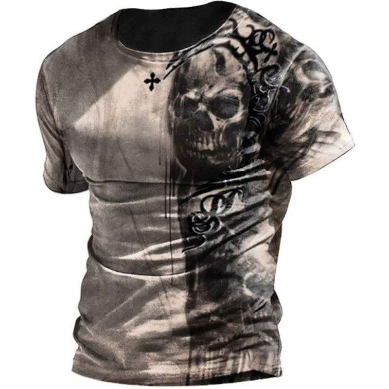 

Футболка мужская летняя из дышащего полиэстера, с круглым вырезом и коротким рукавом