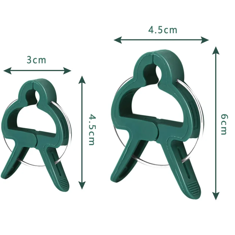 

10pcs Plant Support Clips Flower and Vine Garden Tomato Plant Support Clips for Supporting Stems Vines Grow Upright Climbing