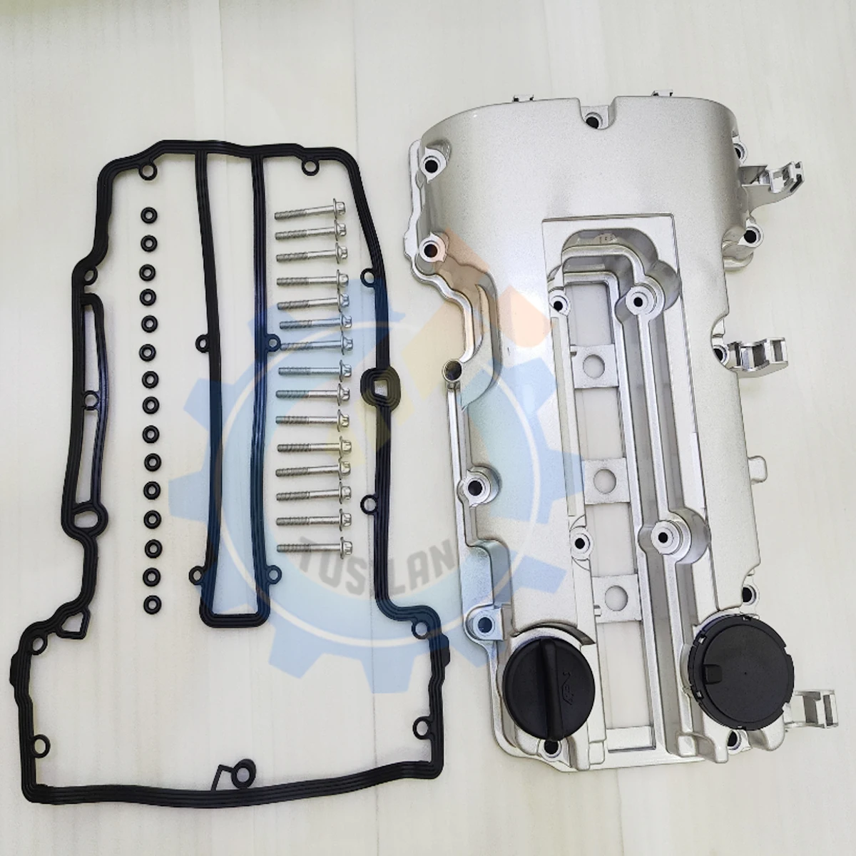 Фото 25198874 55573746 Новая алюминиевая крышка клапанного механизма для Vauxhall/Opel ASTRA/Buick Encore/Chevy Cruze Sonic 1.4 Turbo 25198498 №1