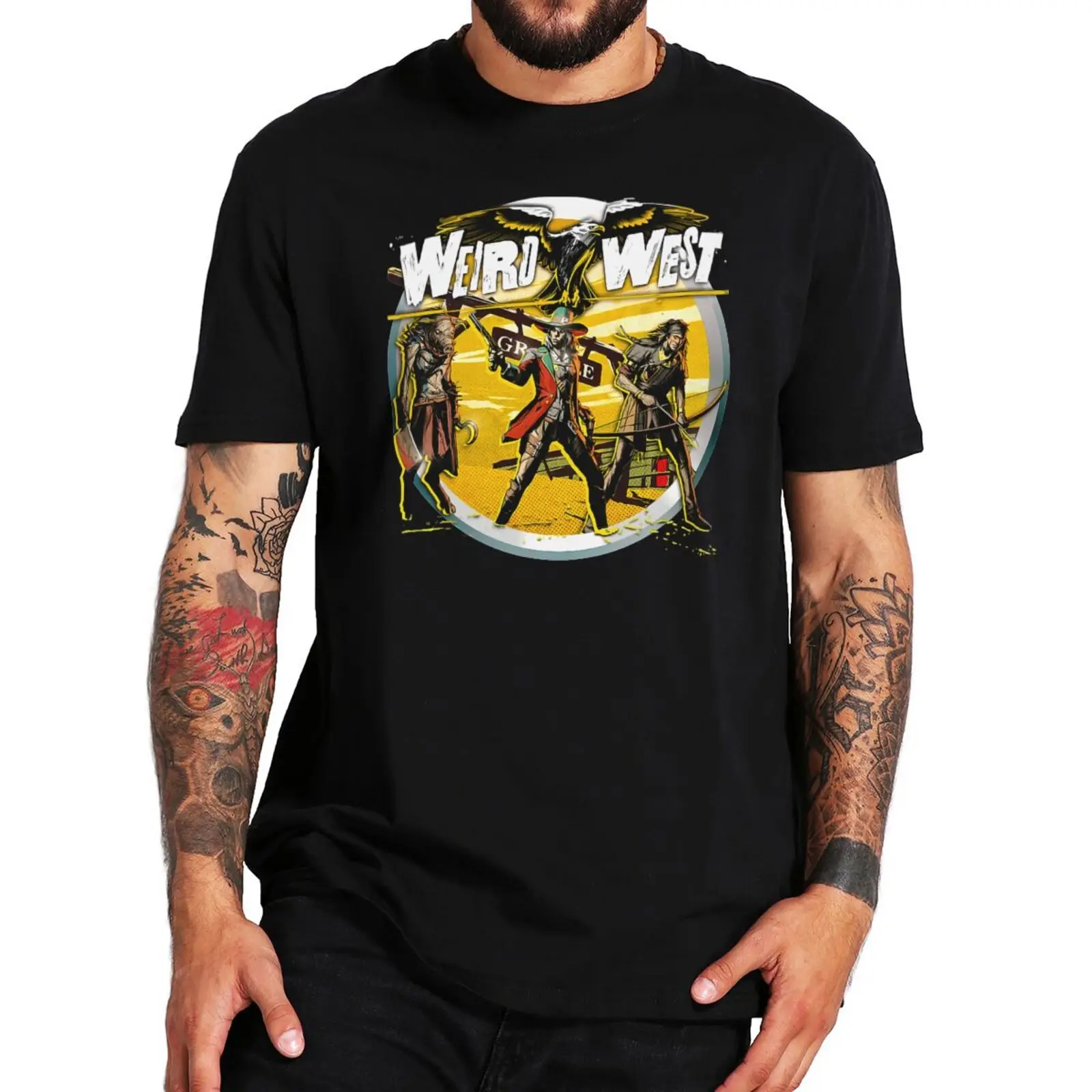 

Weird West Gaming T Shirt 2022 Action Video Games Lovers Vintage Short Sleeve Summer EU Size 100% Cotton Casual T-shirt