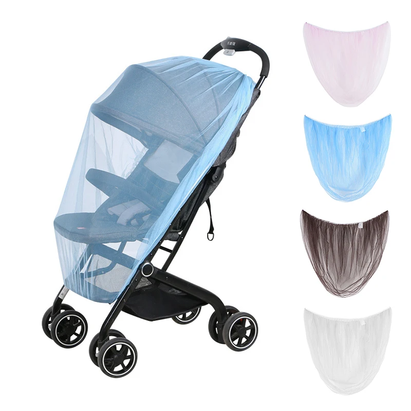 

Summer Mosquito Net Baby Stroller Stroller Mosquito Insect Shield Net Safe Infants Protection Mesh Pram Accessories 150cm