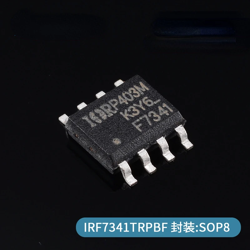 Новые и оригинальные, 10 шт., IRF7341TRPBF SOP-8 IRF7341 F7341 N-channel MOS трубка с полевым эффектом SOP8