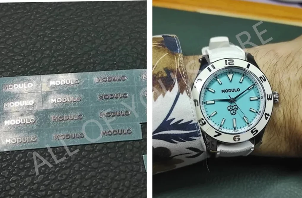 Металлические наклейки на заказ