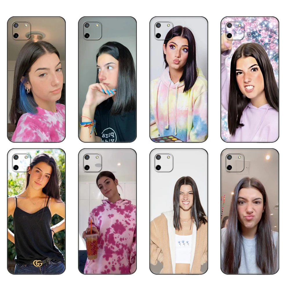 

Фонарь для OPPO Realme C11, чехол для Realme C 11 RealmeC11 Back RMX2185, чехол-бампер Charli DAmelio