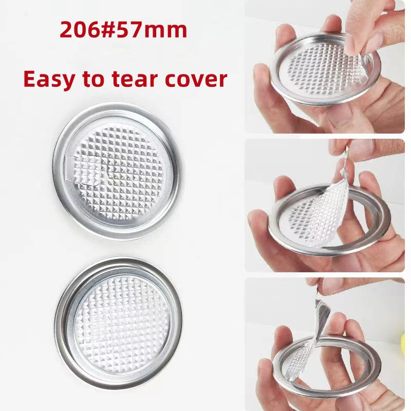 

Алюминиевые крышки для банок 206#57 мм