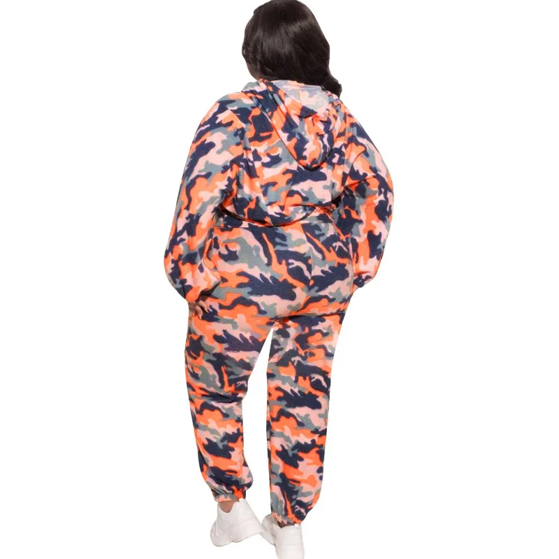 Plus Size Fall Outfits Sweatsuit for Women Clothing 2022 Two Piece Sets Womens Outifits Long Sleeve Tr 3xl 4xl 5xl 6xl