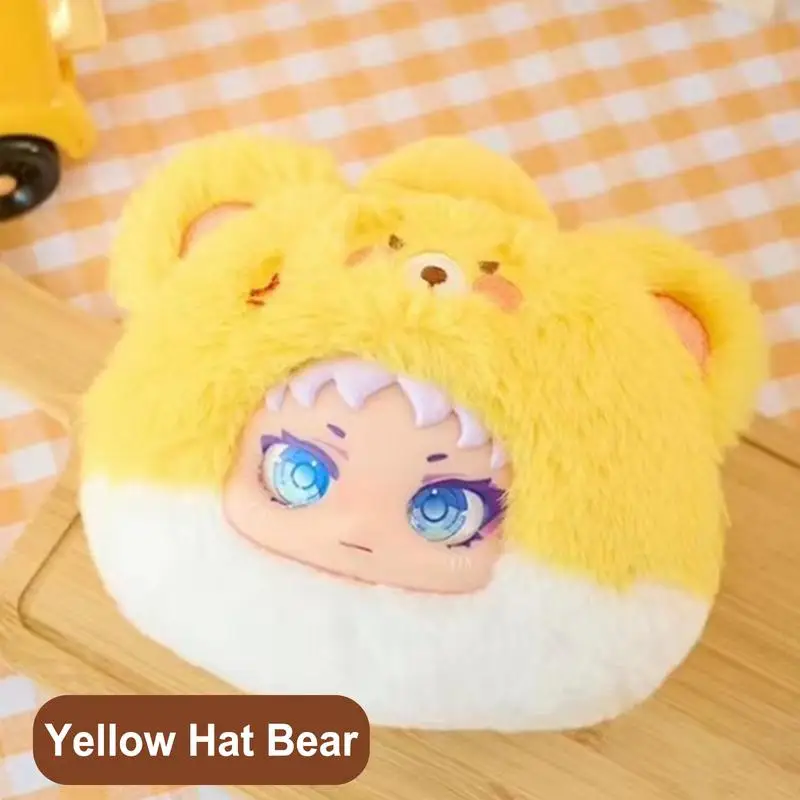 Плюшевый мешочек для мелочи забавный брелок монет на молнии с кольцом кошелек