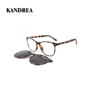 kandrea vintage clip on polarized sunglasses women men myopia eyeglasses brand designer optical frame prescription glasses s2032
