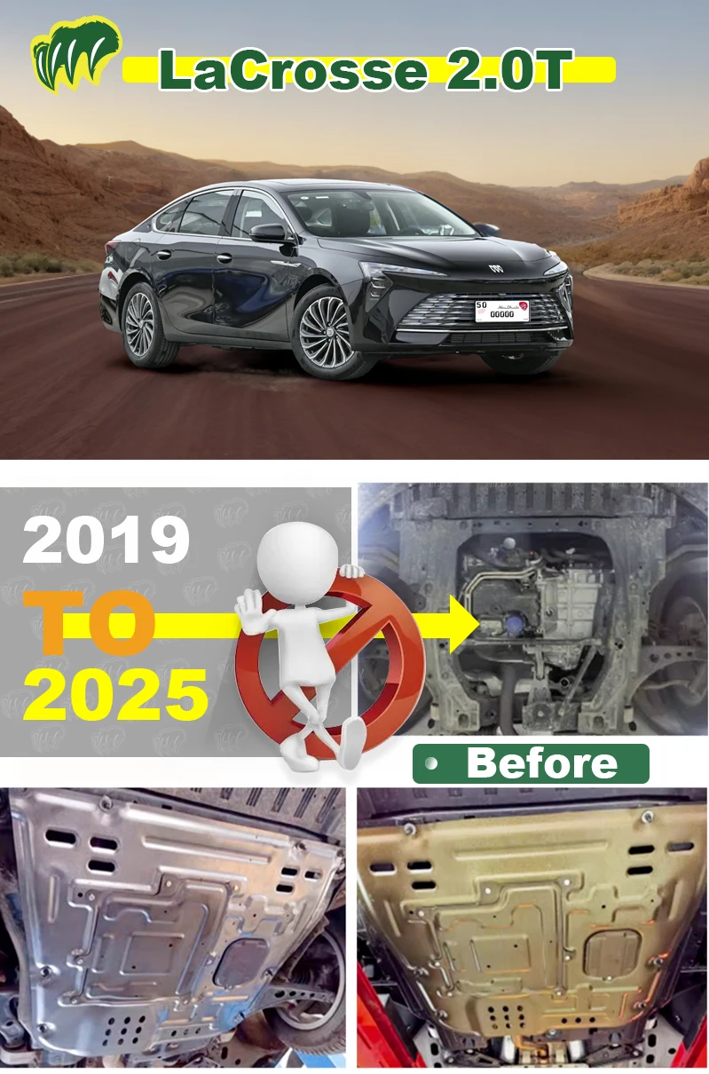 Для Buick LaCrosse 1 5 T 2 0 8 22 2009-2023 детская защита двигателя от брызг дна автомобильные