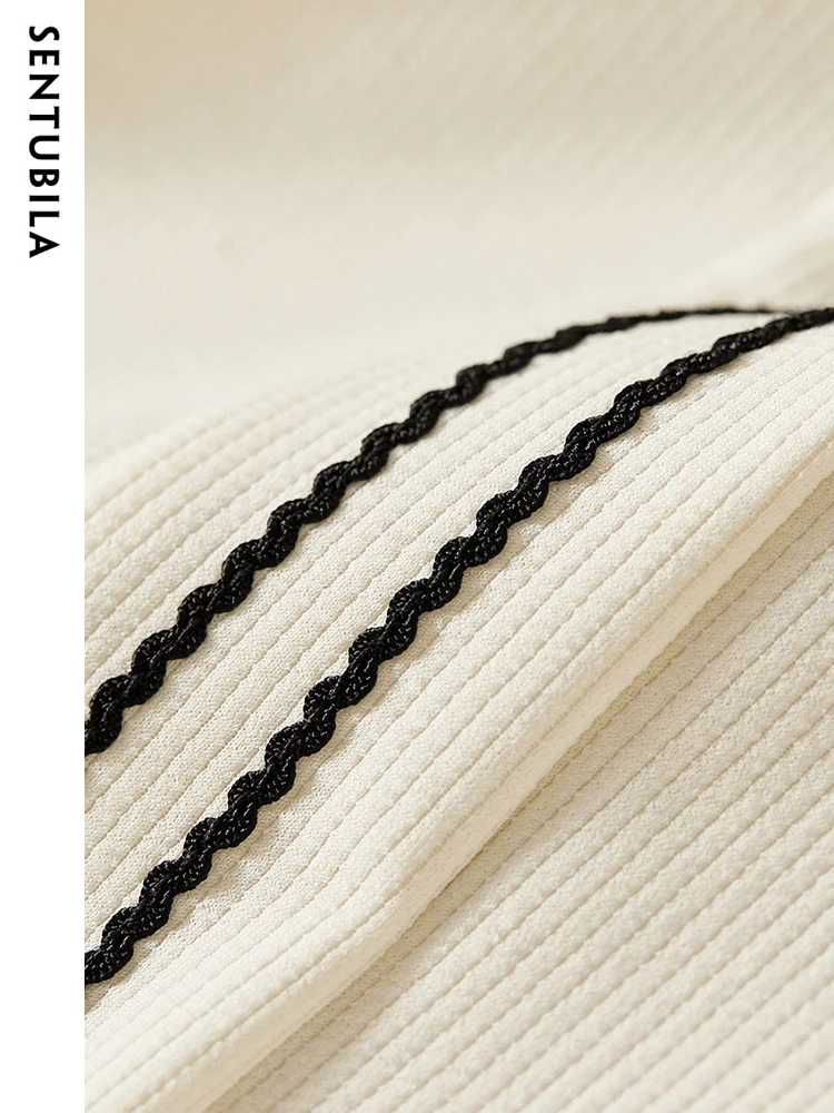 Женский спортивный костюм Sentubila Повседневная футболка с коротким рукавом и