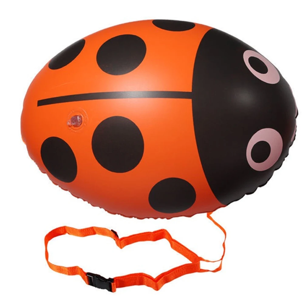 

PVC Flotation Drift Bag Inflatable Ladybug Swim Air Bag Floating Multifunctional with Waist Belt Adjustable for Sports Outdoor