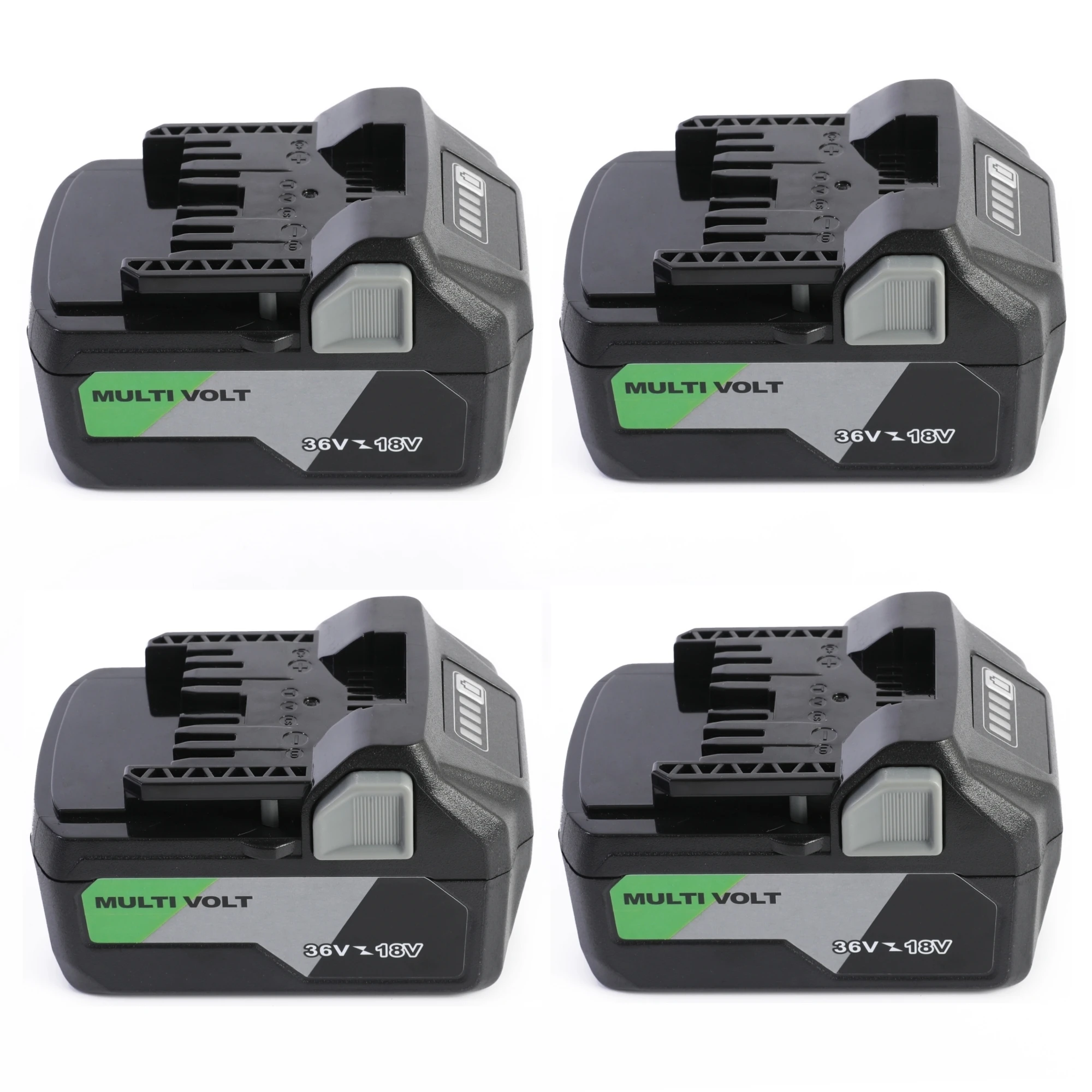 

4Pack 36V/18V MultiVolt 2.5Ah/5.0Ah Replacement Lithium-Ion Akkupack for Hikoki Hitachi Metabo HPT 18V 36V Power Tools, BSL36A18