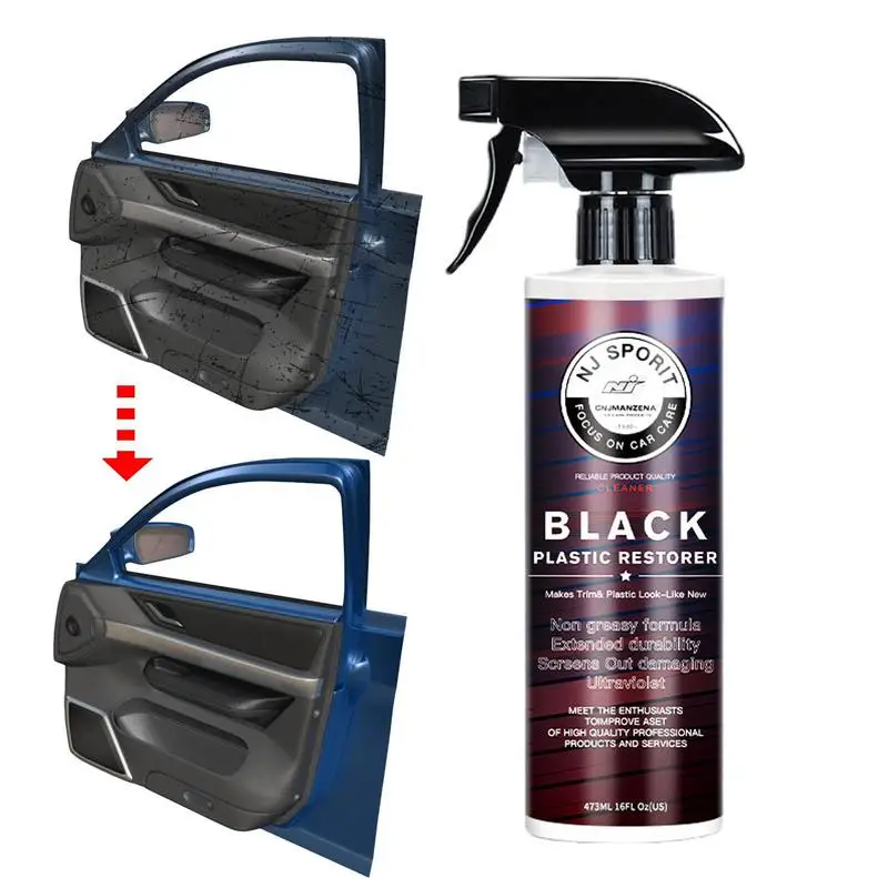 

Car Trim Restorer Interior Glazing Refurbishment Wax Protects & Restores Plastic & Rubber Parts Easily Applies In Minute For Car