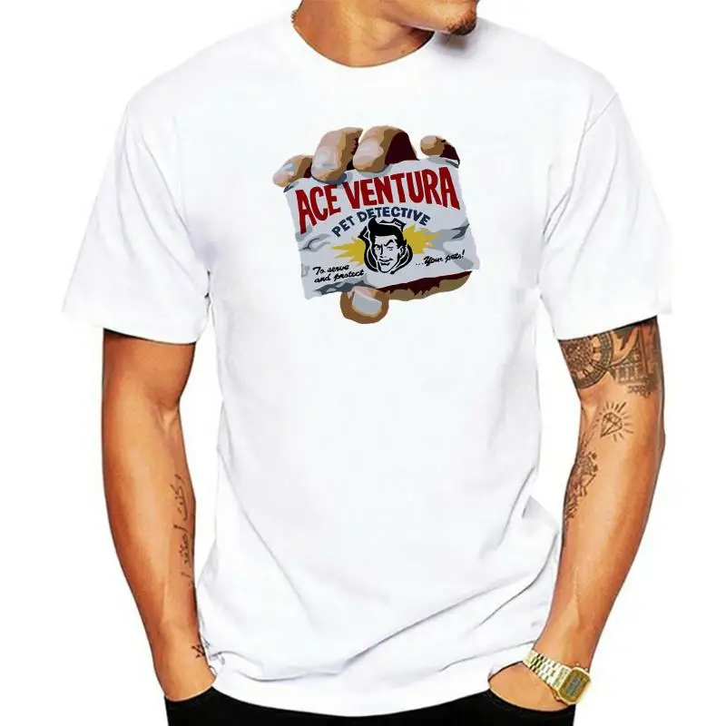 Туз Вентура высокая футболка для домашних животных детектив карта тёмно-синяя -