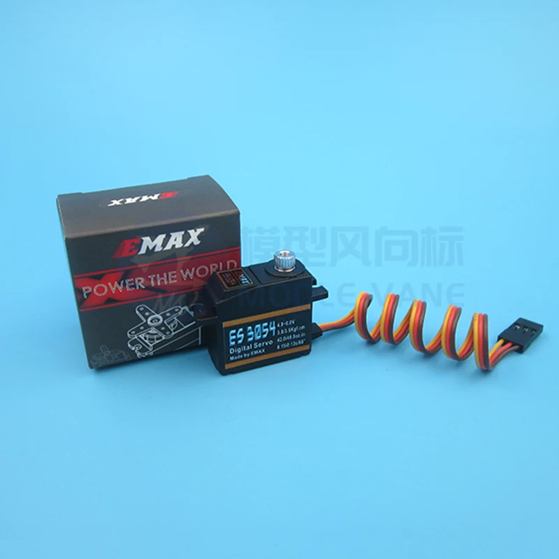 EMAX ES3054 Аналоговый Цифровой 19 г 20 металлический сервопривод с защитой от подделки