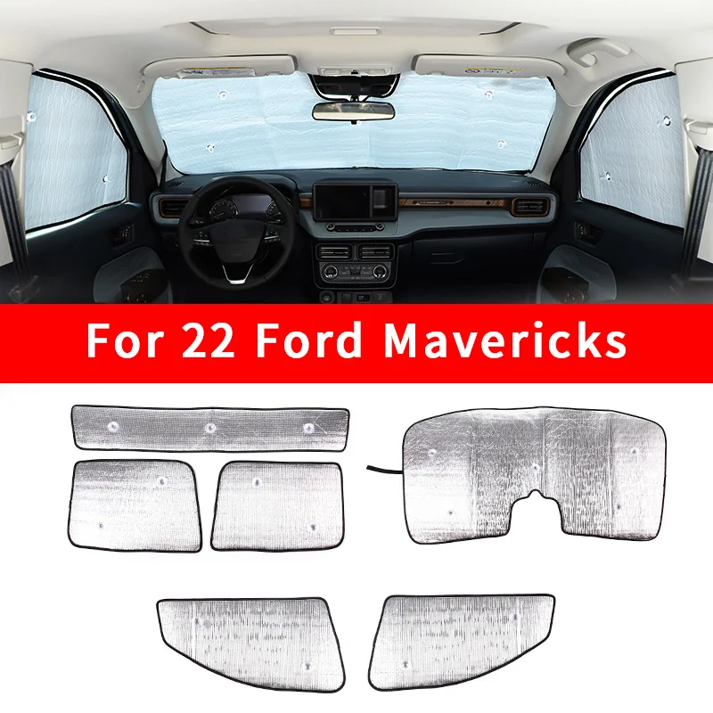 

For 22 models of Ford Maverick full window glass sunshade, car interior sunshade, UV protection, front windshield sunshade