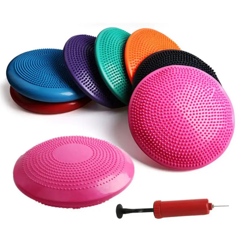 

Home Yoga Balance Mat Propriocettive For Fitness Pilates Yoga Balance Disk Double-sided Massage Cushion Design Relax Muscles