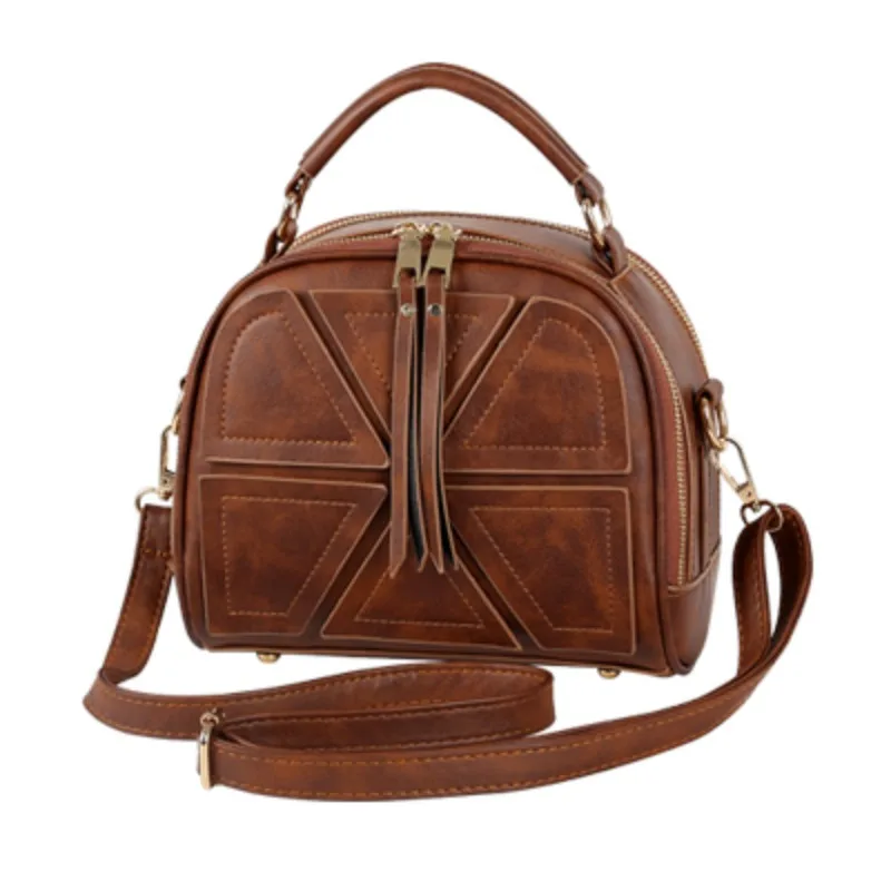 

XZAN vintage patchwork women crossbody bag luxury handbags women bags designer hotsale female Leather shoulder bag bolsos mujer