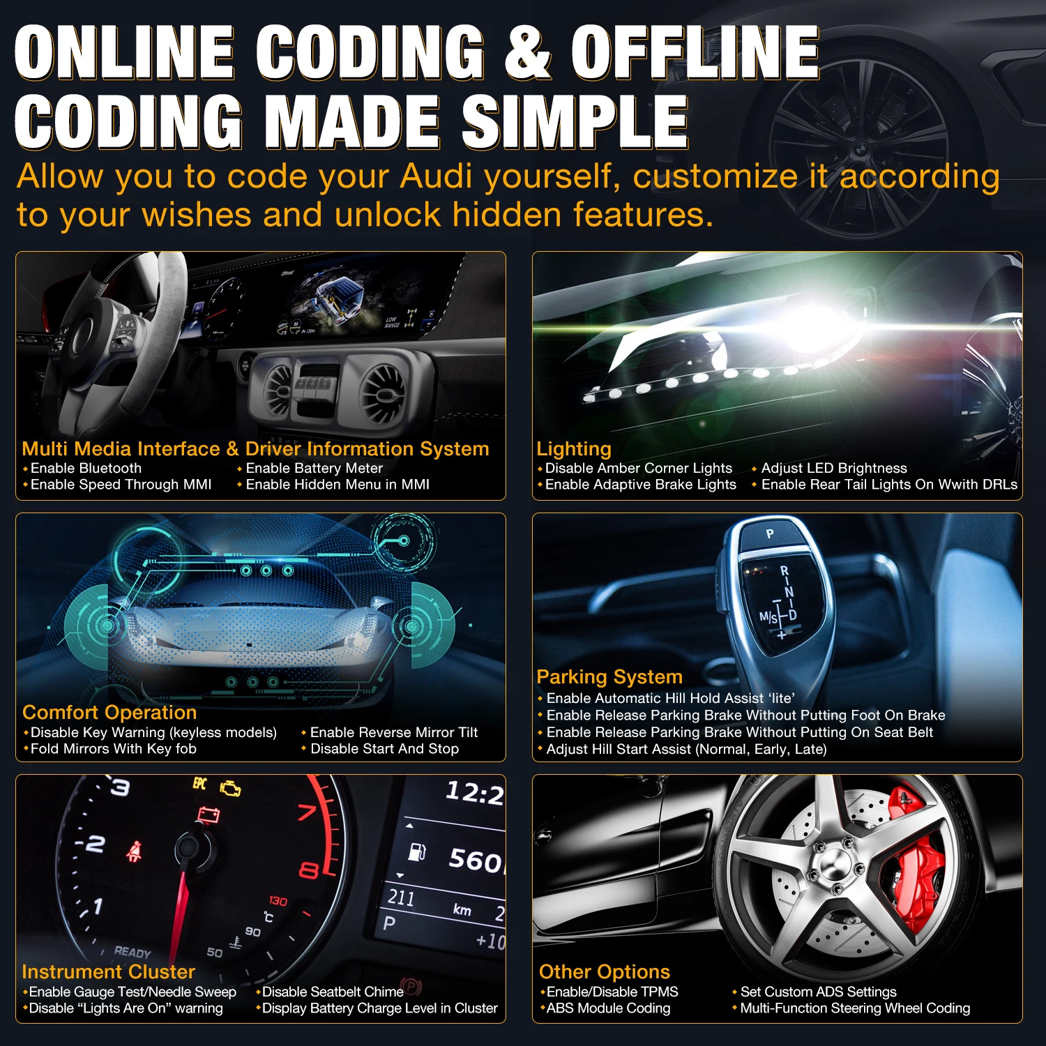 LAUNCH X431 Elite для AUDI/BENZ/BMW/GM профессиональные полнофункциональные диагностические