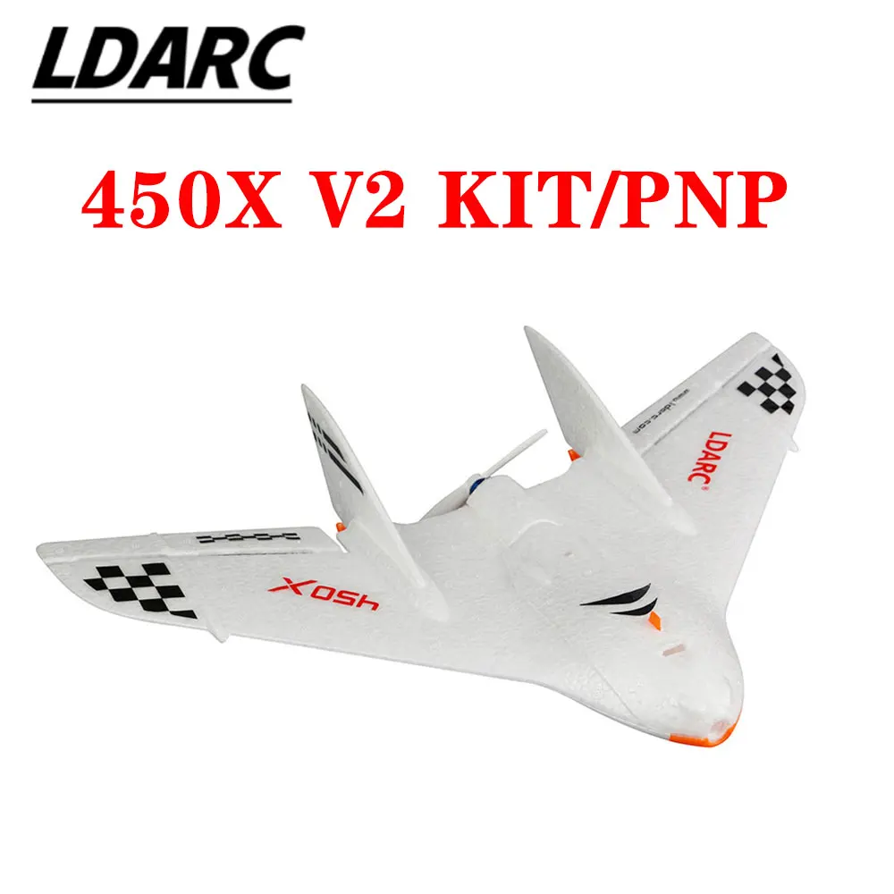 

LDARC TINY WING 450X V2 431mm Wingspan EPP Foam FPV RC Airplanes Flying Wing KIT / PNP FPV/RTF Version RC Fixed-Wing Drones Toys