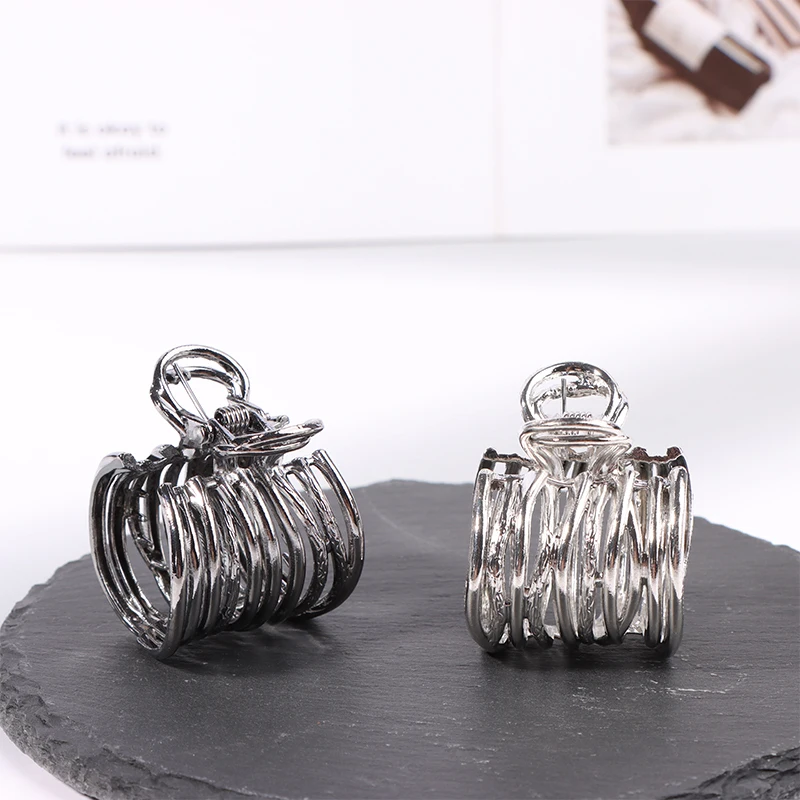 Заколка Для конского хвоста для женщин модный металлический зажим волос