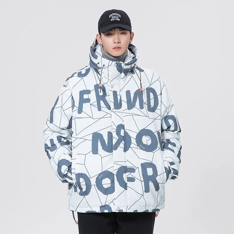 Men's winter Cotton Clothes Fashion hooded men's Clothing Youth thickened warm Jacket Parkas