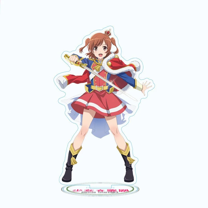Фото Акриловая фигурка-подставка Revue Starlight: Айё Карен, Кагура Хикари, Сайё Куродину. Декор для косплея, мультяшный брелок. №2