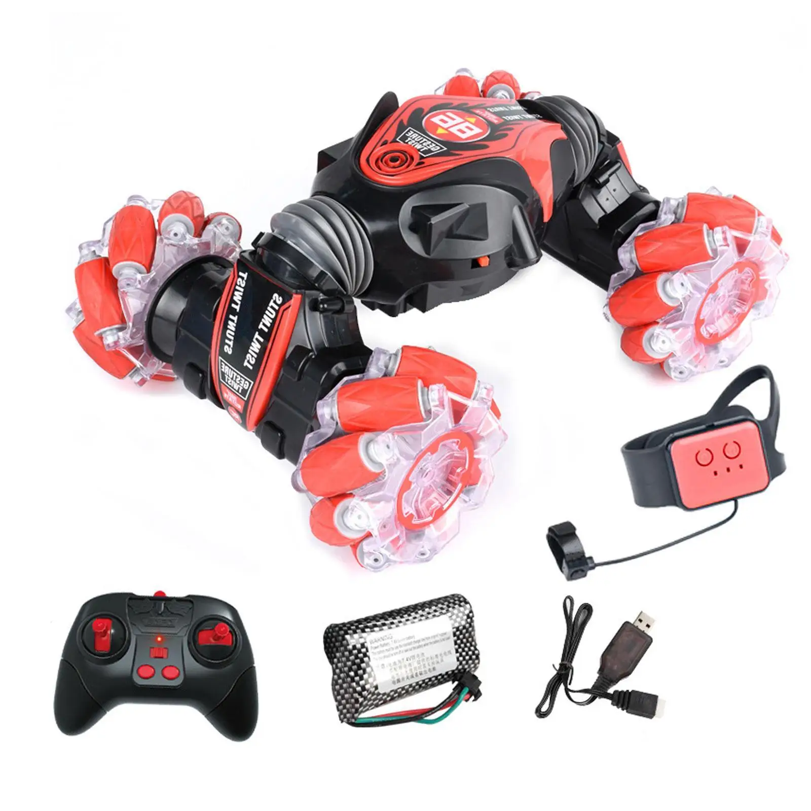 

33 см часы автомобиль с светодиодный ционным управлением со светодиодсветильник кой 4WD с датчиком жестов деформируемая электрическая машин...