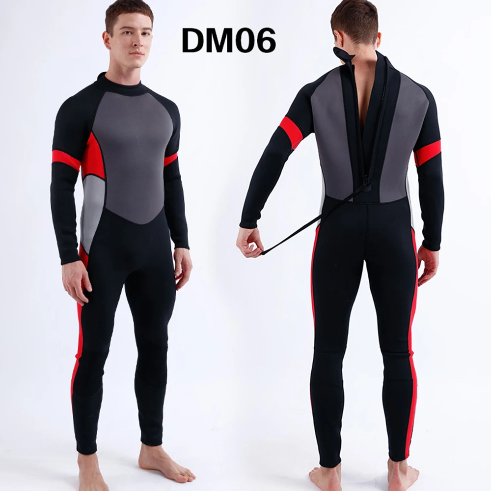 

Неопреновый гидрокостюм 3 мм, мужские цельные костюмы, сохраняющий тепло, костюм для серфинга и дайвинга, гидрокостюм для рыбалки, подводной охоты, кайтсерфинга 2023
