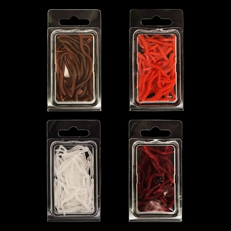 Наборы мягких приманок силиконовые приманки для плавания Shad-Grub Worm-Lifelike-Fake Earthworm