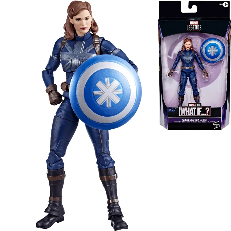 

Hasbro Marvel Legends Series What If Captain Carter Stealth Suit W/ Shield 6 Inch Action Figure Collectible Toy New In Stock