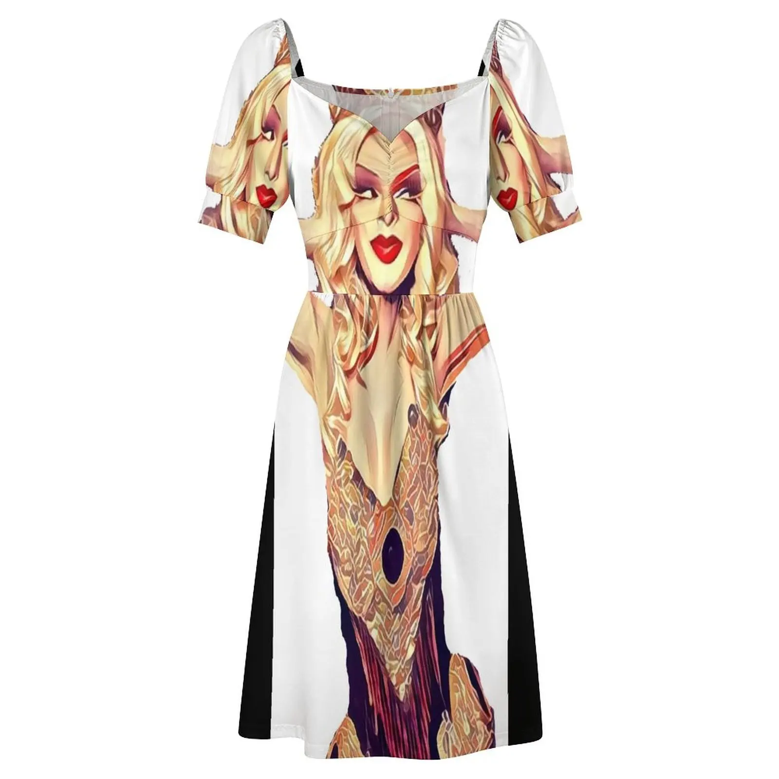 Queen Jinkx Monsoon Платье с короткими рукавами Женское длинное платье Платья для женщин