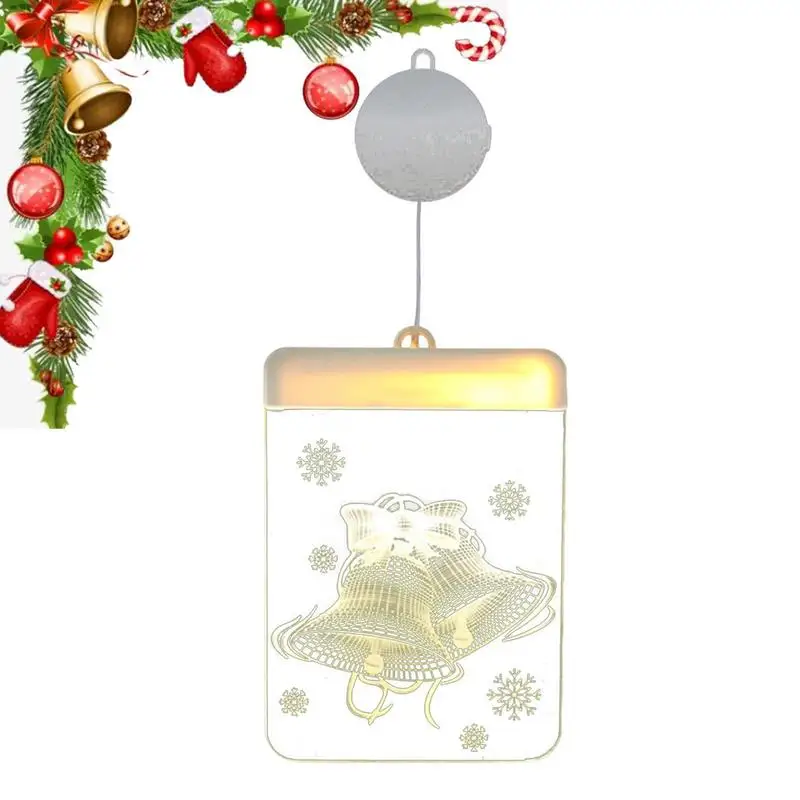 

Фонари, Рождественские огни с присоской, Рождественские огни для окон, работающие от батареи, рождественское окно