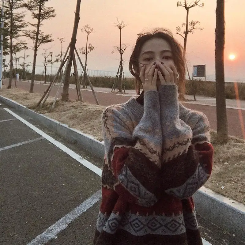 

Korean Sweater Women Winter 2022 Fashion Clouds Pullover Women Warm Long Sleeve Tops Casual Hoodies Kawaii Female