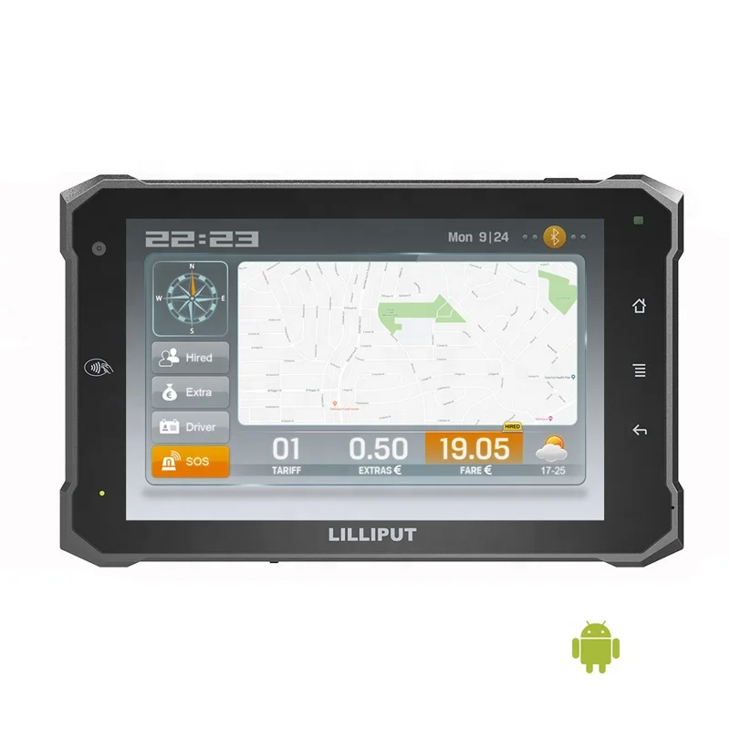 

Lilliput PC-7146 7-дюймовый умный бортовой компьютер для управления транспортными отходами с 4G GPS RS232 CAN BUS USB OTG