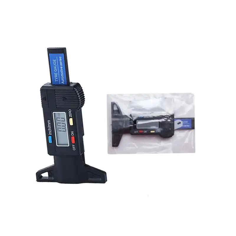 

Tire Depth Gauge Tool Digital LCD Display Tread Depth Checker 0-25.4mm Metric/Inch Conversion Tire Tyre Gauge 0-25.4mm