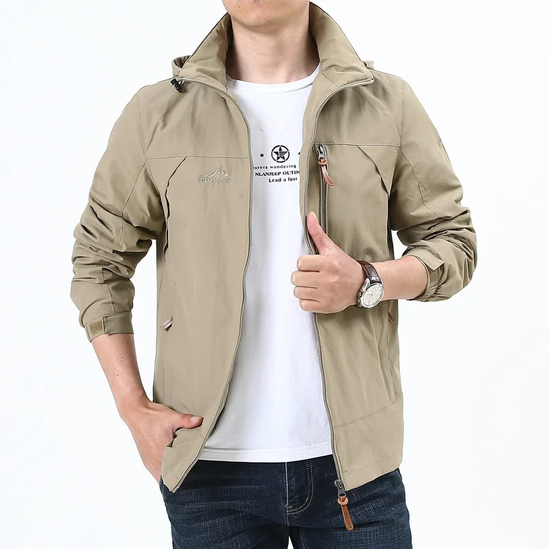 

Military Coat Men Aesthetic Jackets Streetwear Clothes for Teenagers Men's Winter Coats Icon Spring Windbreaker Sweatshirt Man