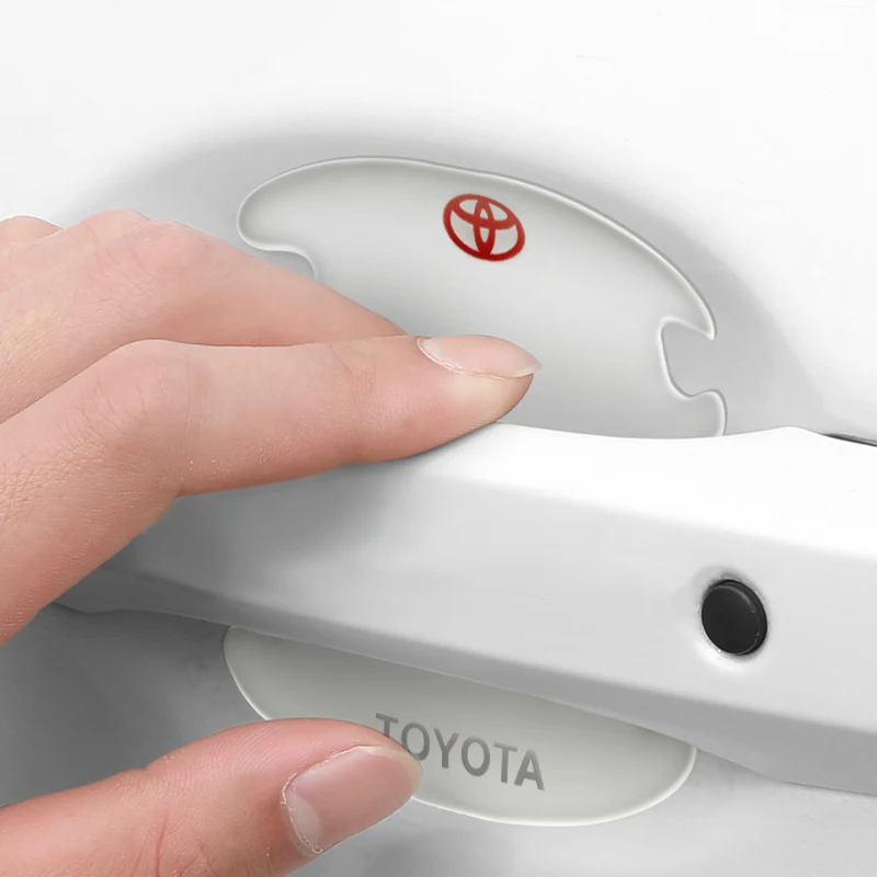 

Car Styling Door Handle Scratches Protector Films Sticker Fit For Toyota Prado 150 LC150 J150 Camry 40 50 55 70 Prius 20 Corolla