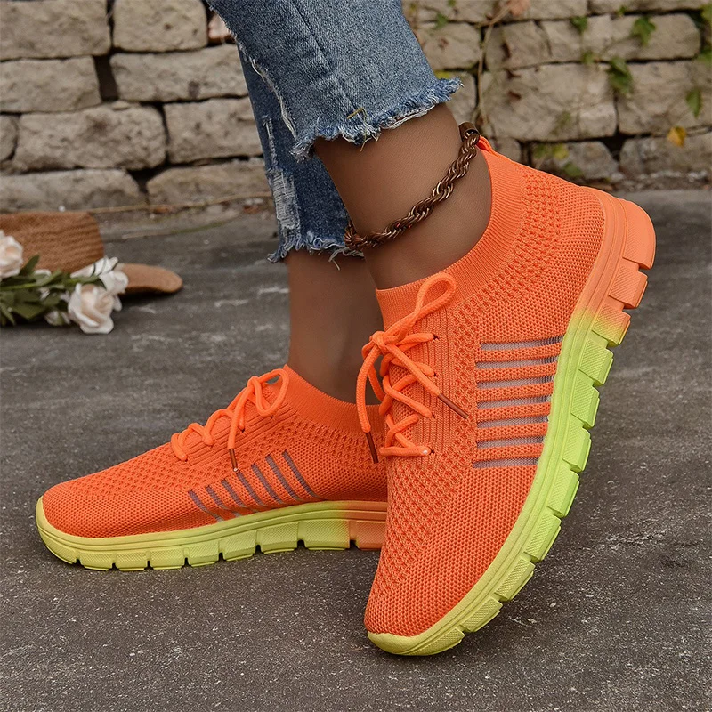 

Женские кроссовки, осенняя модная спортивная прогулочная обувь, новинка 2024, удобная повседневная женская обувь для бега