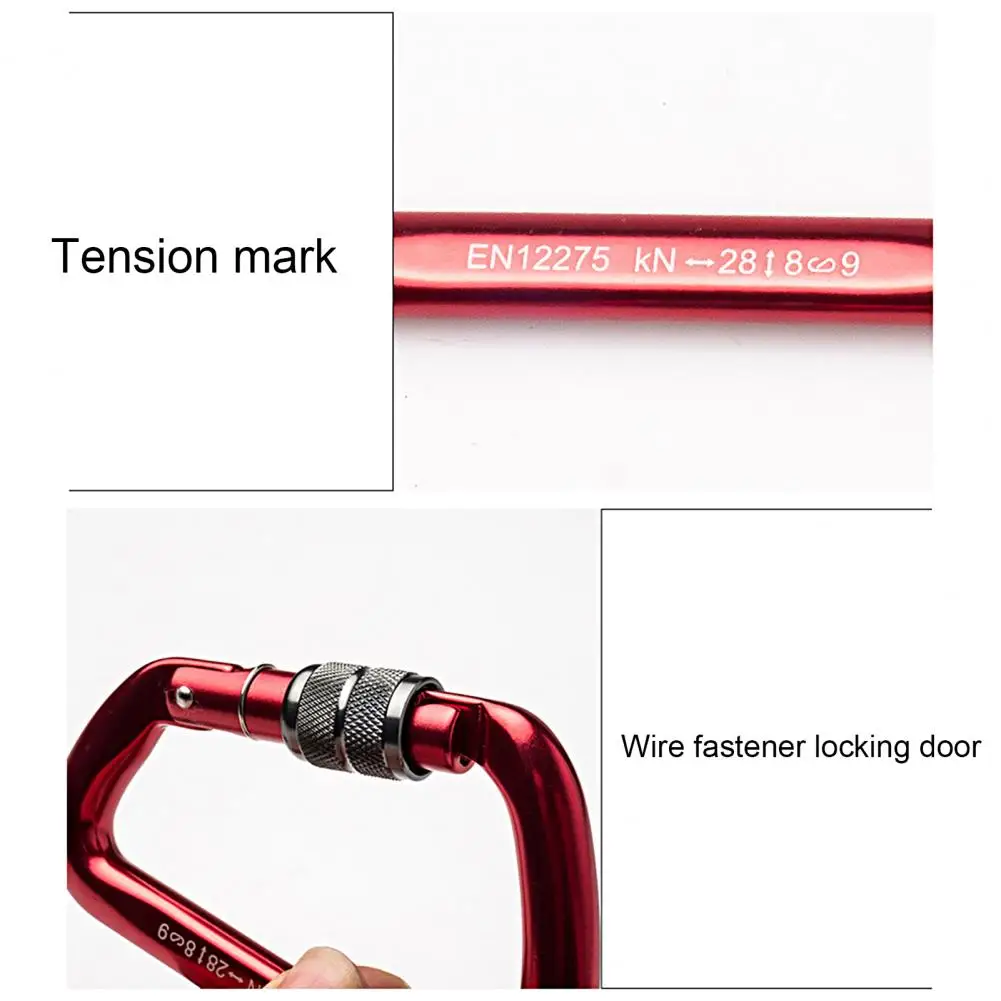 

Sturdy Mountaineering Great Load Bearing Non-slip Climbing Master Lock Rock Climbing Equipement
