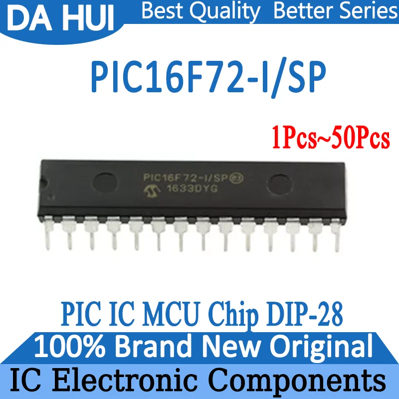 

1Pcs~50Pcs PIC16F72-I/SP PIC16F72-I PIC16F72 PIC16F PIC16 PIC IC MCU Chip DIP-28 in Stock 100% New Origin