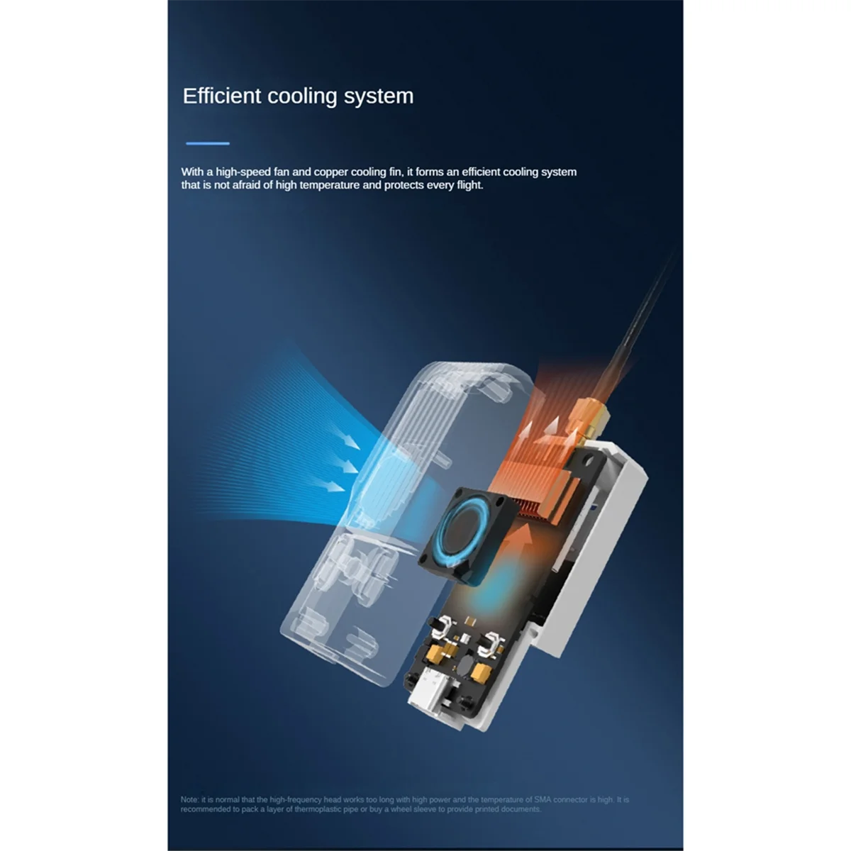 ELRS Nano V2 модуль TX 868 МГц Встроенный HHeat радиатор для FPV T-LED антенна гоночный Дрон