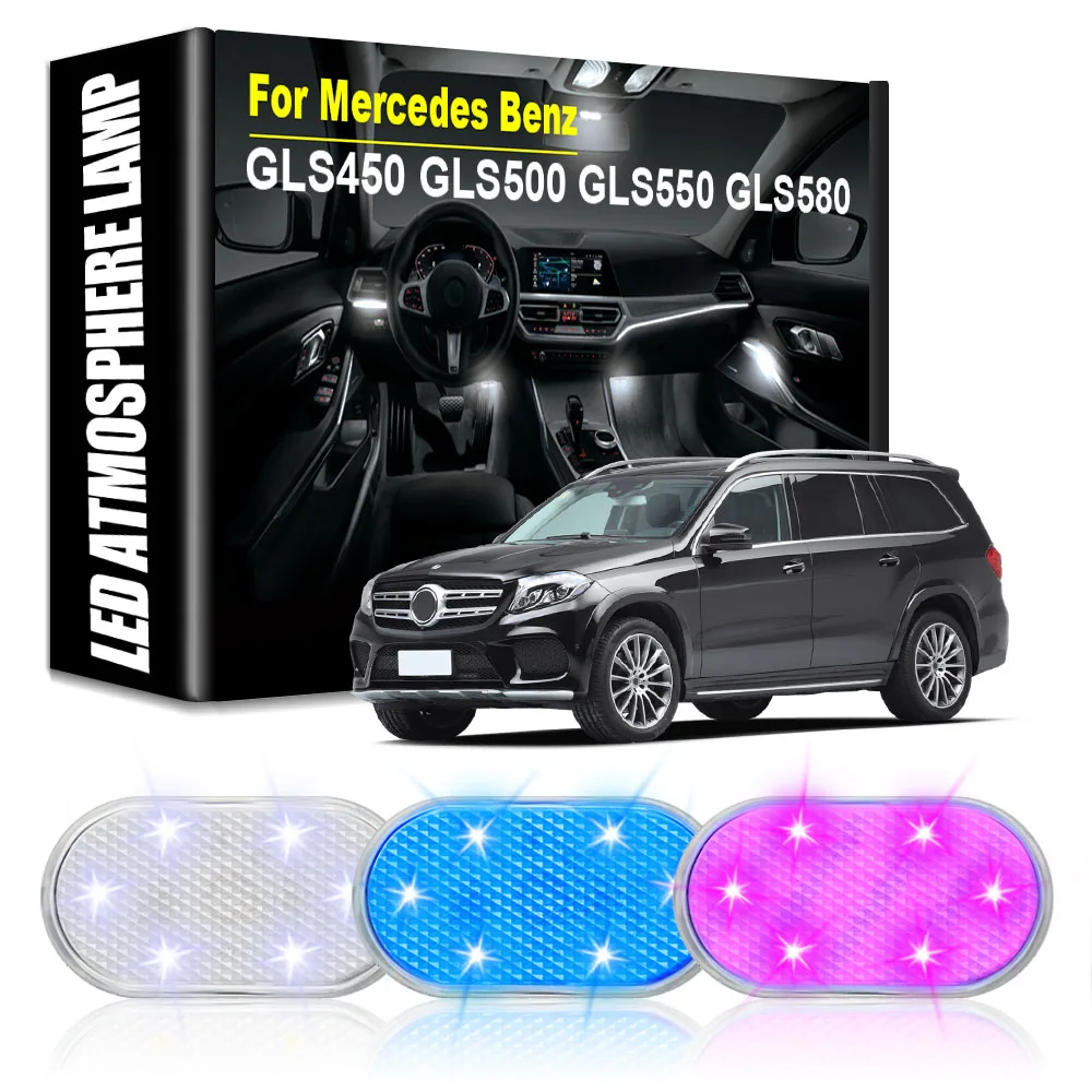 

Car LED Atmosphere Lights Car Rechargeable Touch Lamps Auto Goods Car Accessories for Mercedes Benz GLS450 GLS500 GLS550 GLS580