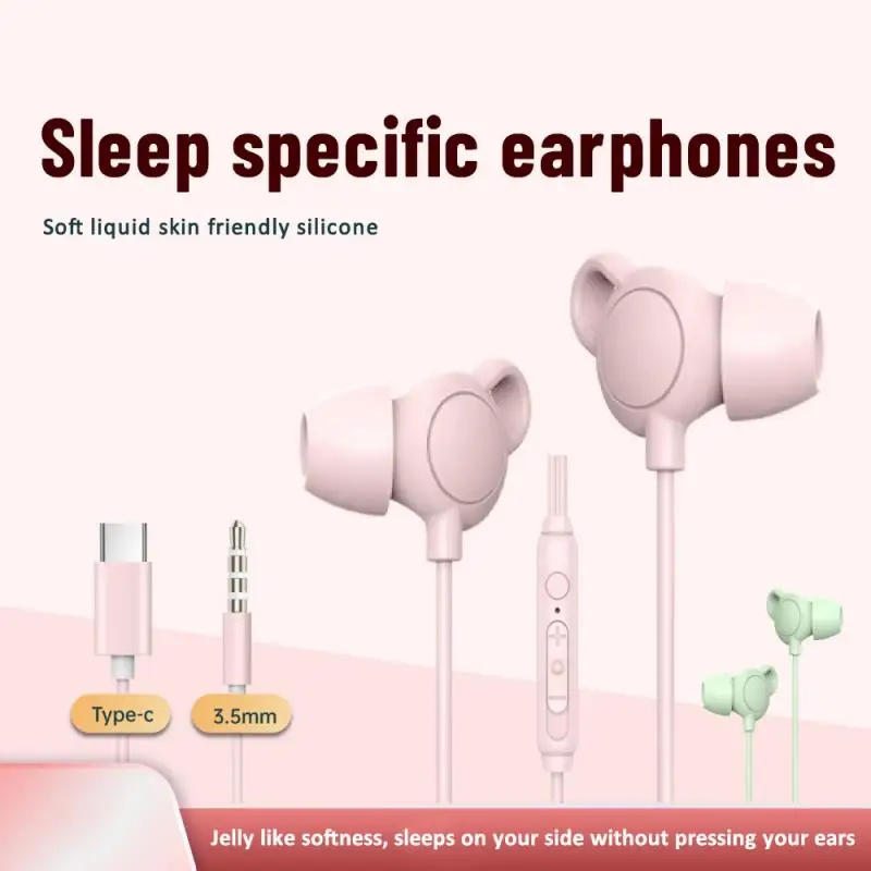

Line Length 1.2m Effective Sound Insulation Universal Earphones 15.00g Wired Headset Durable Earphone Soft Silicone Earphone