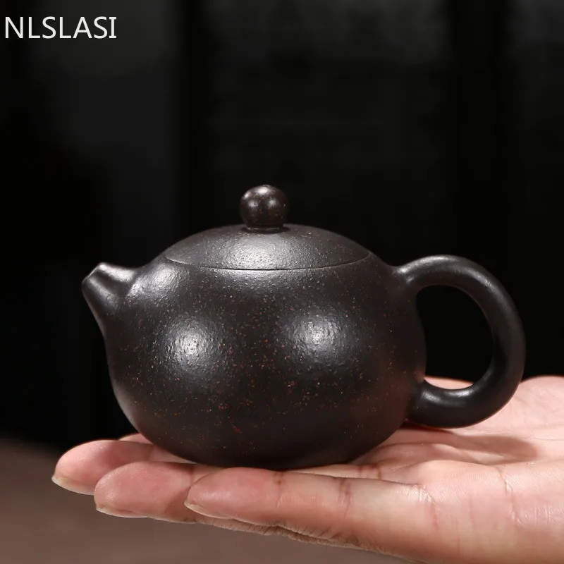 

Household Kettle Chinese Tea Ceremony Teapots Yixing Tea Pot Famous Handmade Purple Clay Teapot Travel Portable Tea Set 200ml