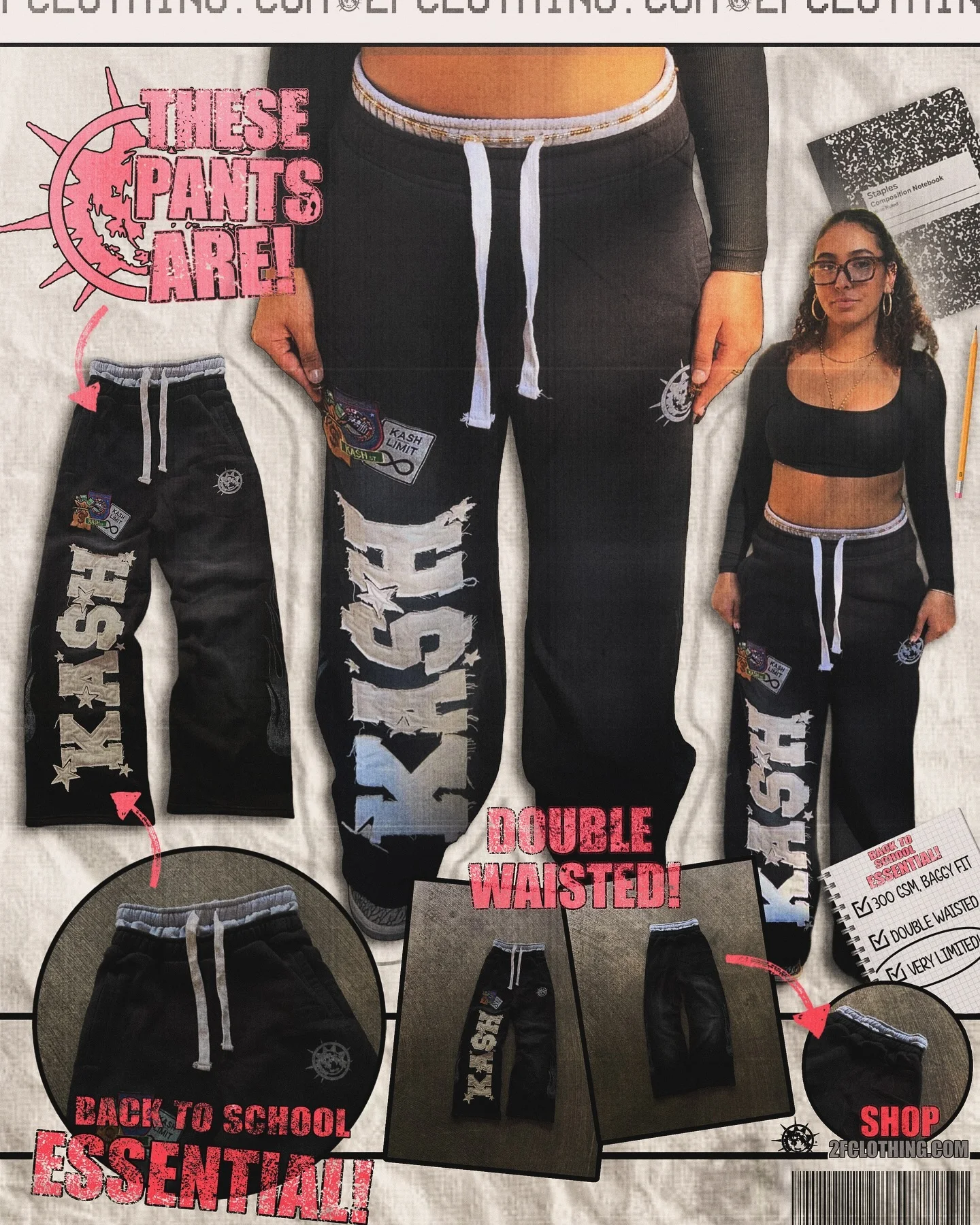 Мешковатые брюки в стиле хип-хоп с надписью ретро двухслойные спортивные штаны Y2K