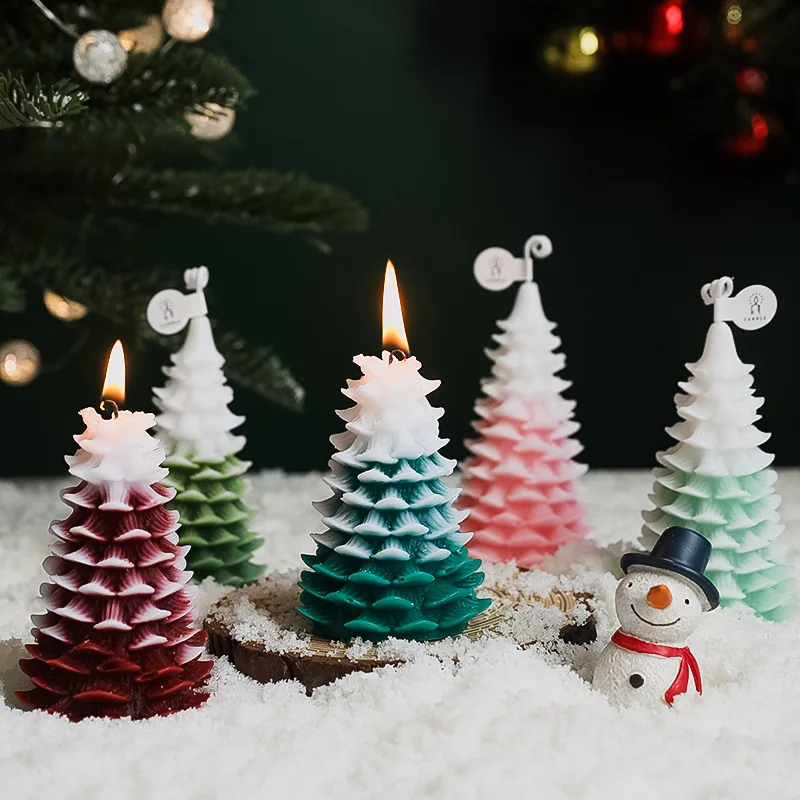 

ins Christmas decoration scented candle creative home decorative aromatic candles New Year's Eve decorations romantic candles