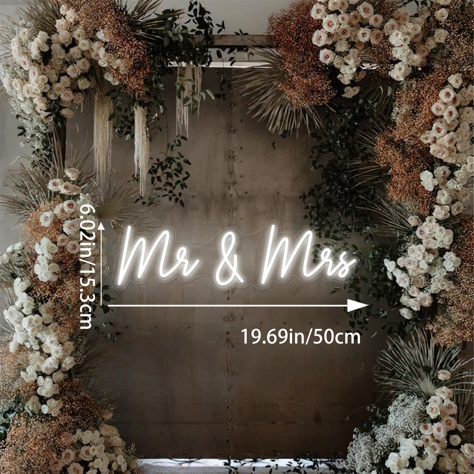 

Mr & Mrs, неоновая вывеска, фотообои для свадебной вечеринки, настенные неоновые вывески для комнаты, эстетическое украшение, подарки, неоновые знаки Miss Mrs
