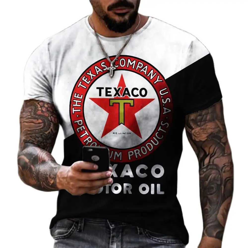 

Summer Men's t-shirts Streetwear 3D Fashion Letter Printed Clothing Plus Size Men's Tops Loose O-Neck Pullover T-Shirt camisetas