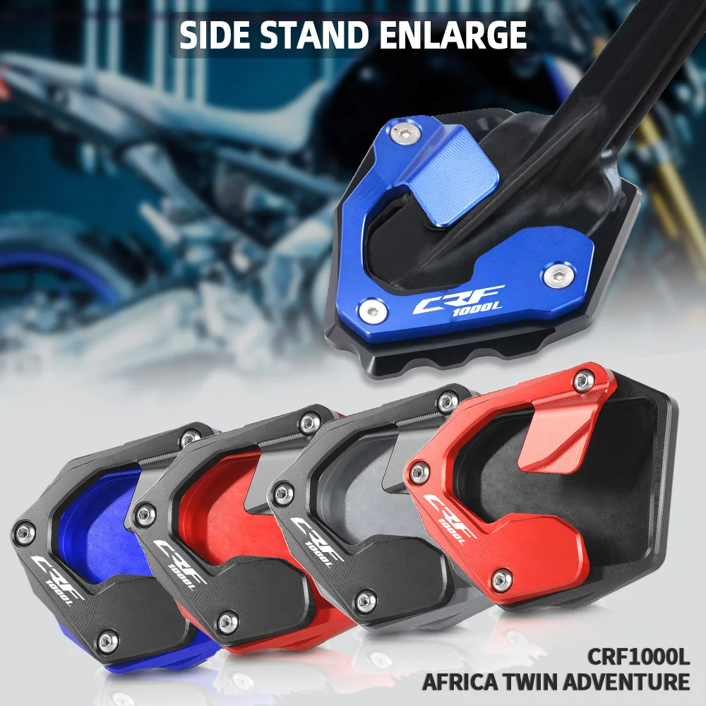 

For Honda CRF1000L Africa Twin 2015 2016 2017 2018 2019-2021 Motorbike Extension Kickstand Plate Enlarger Side Stand CRF 1000L